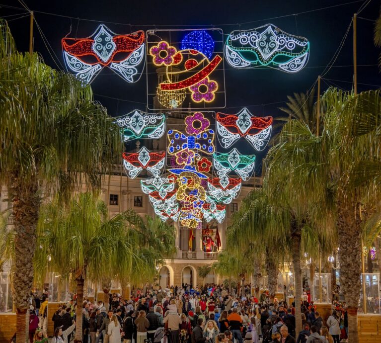 Instalação de Luzes para o Carnaval