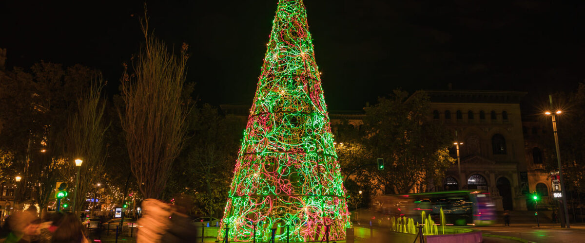 Luzes de Natal em Zaragoza
