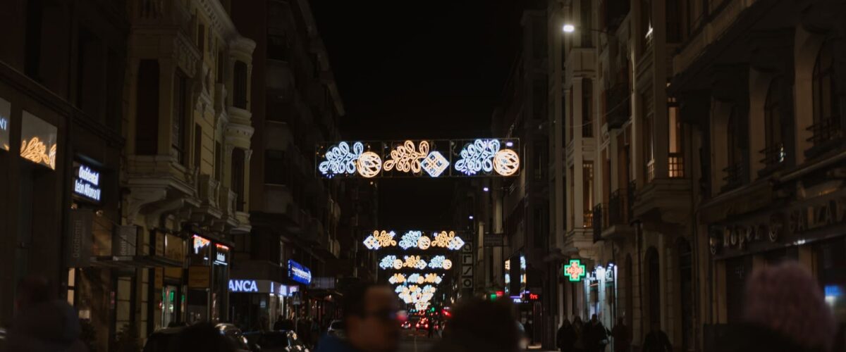 Luzes de Natal em León