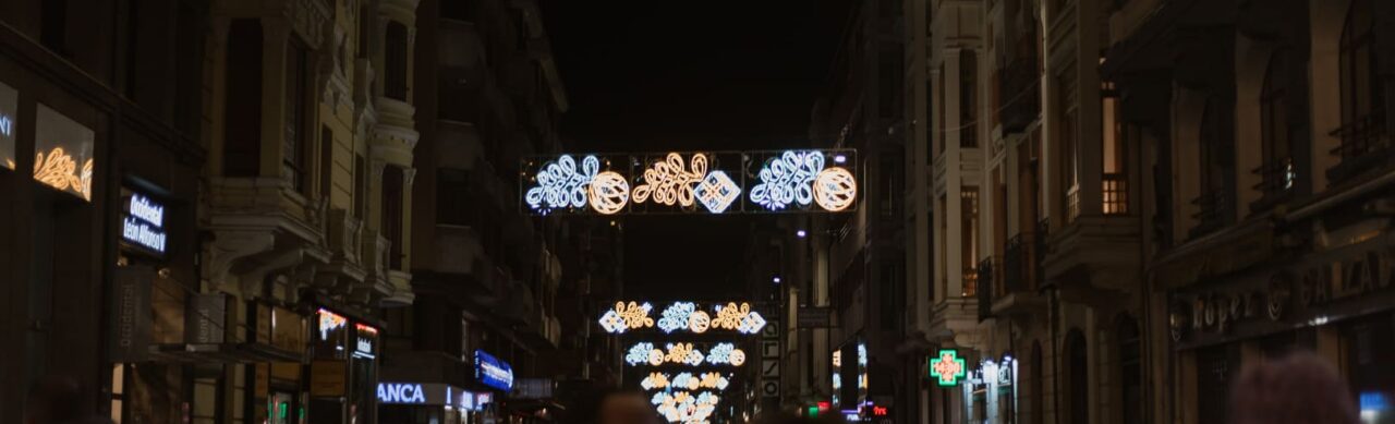 Luzes de Natal em León