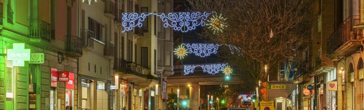 Luzes de Natal em Girona