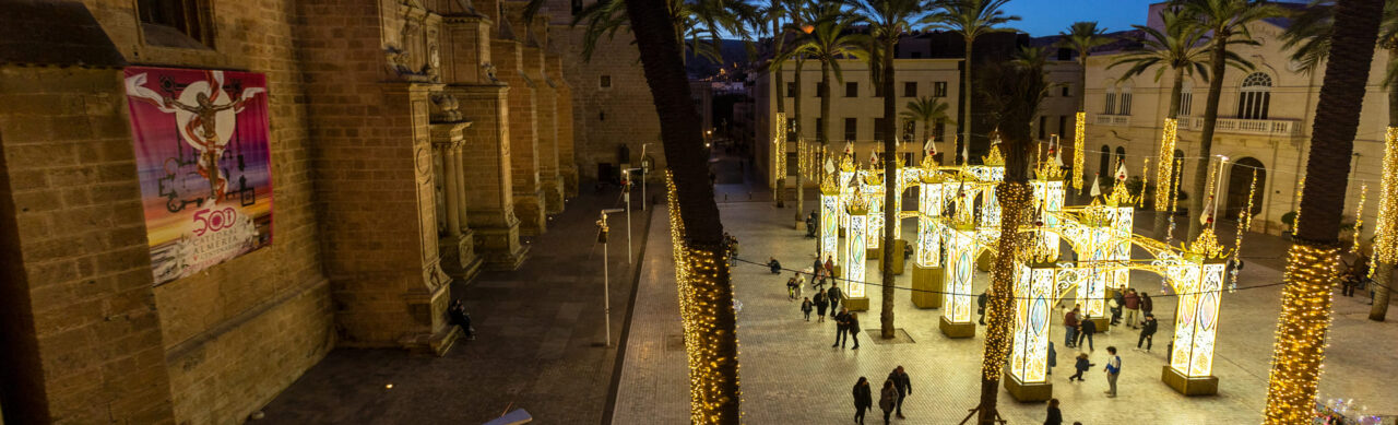 Luzes de Natal em Almería