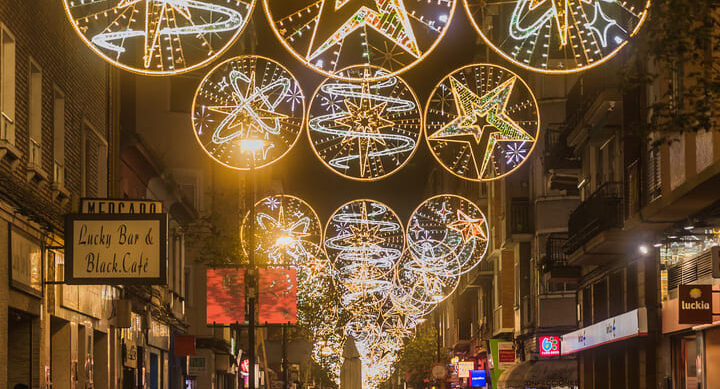 Luzes de Natal em Zaragoza