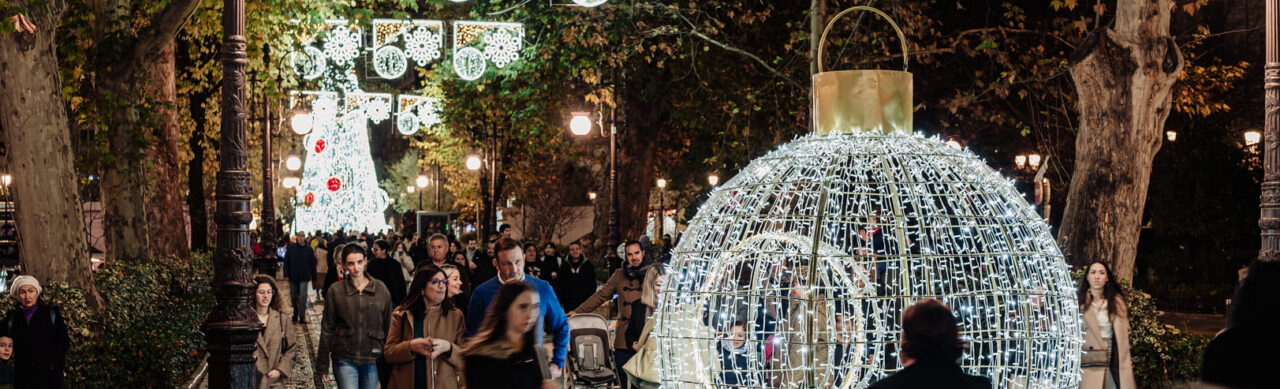 Luzes de Natal em Granada