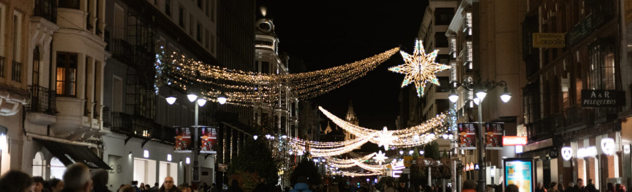 Luzes de Natal em León
