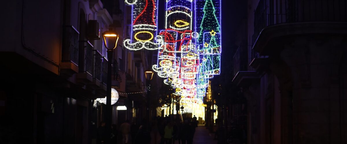 Luzes de Natal em Almería