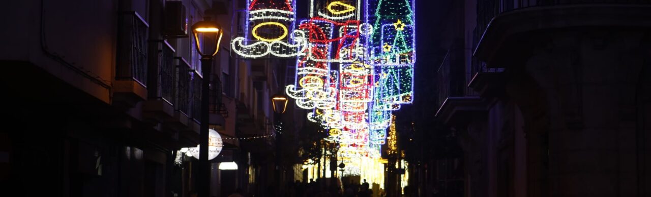 Luzes de Natal em Almería