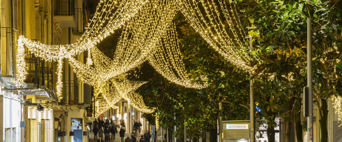 Luzes de Natal em Girona