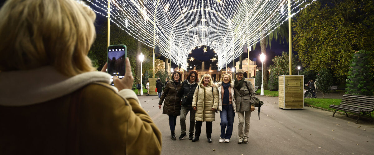 Luzes de Natal em Bilbau