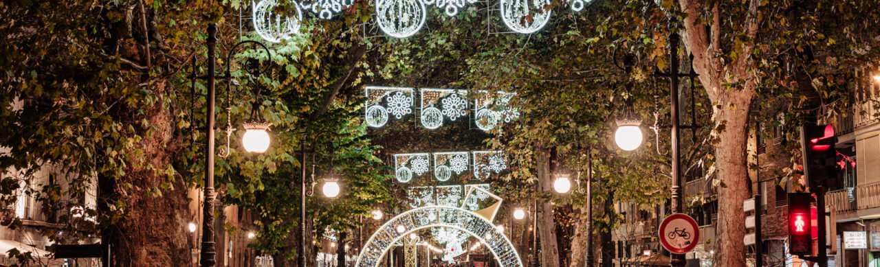 Luzes de Natal em Granada