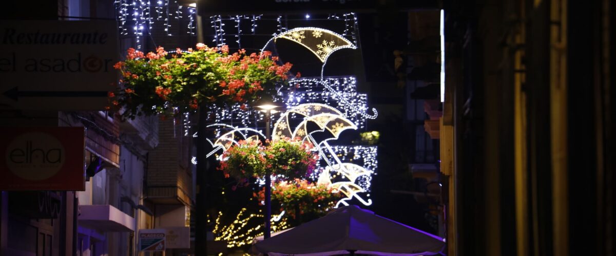 Luzes de Natal em Almería