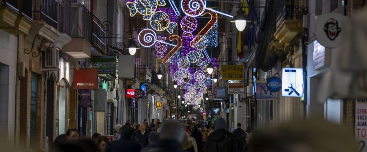 Luzes de Natal em Huelva