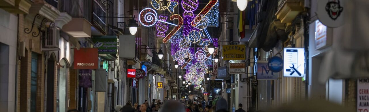 Luzes de Natal em Huelva