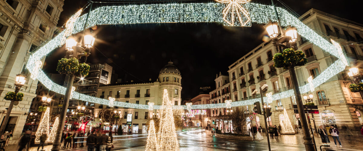 Luzes de Natal em Granada