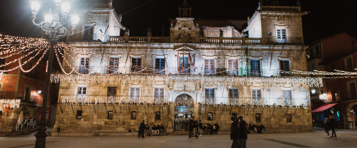 Luzes de Natal em León